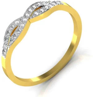 Avsar Sachi Gold Diamond 18 K Ring